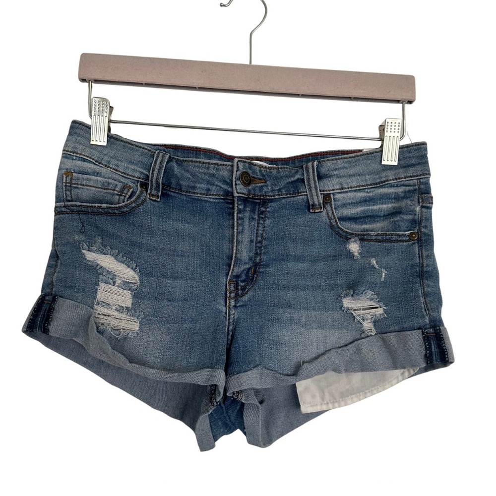 Oasis by Eunina Distressed Denim Shorts – Size M – EUC